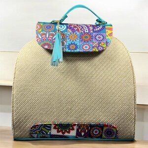 Handmade Mini Backpack-Handbag Made of Yute Brand New